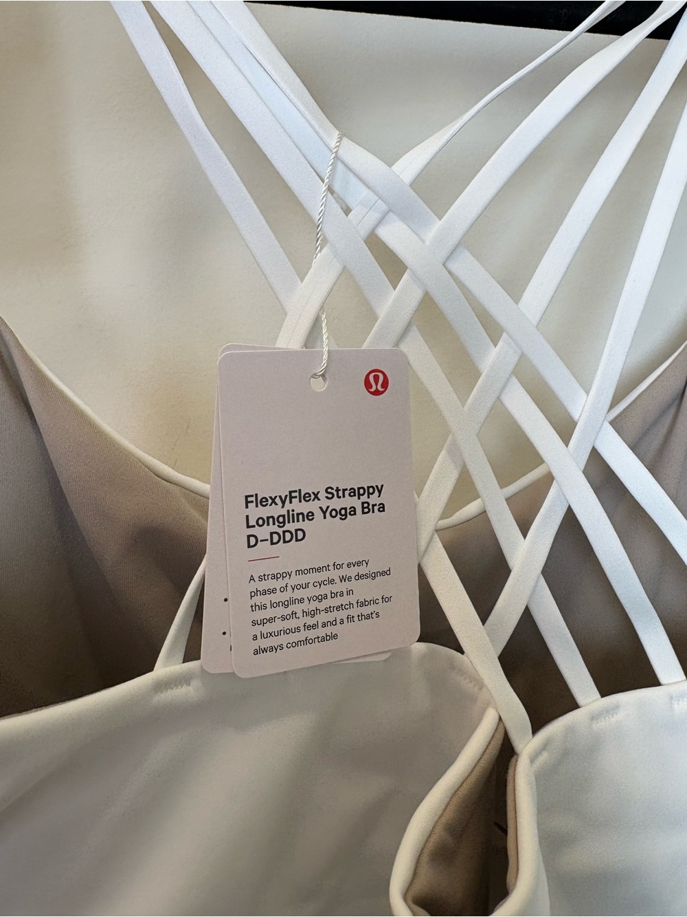 NWT Lululemon L/XL FlexyFlex Stappy Long Line Yoga Bra - Picture 3 of 5